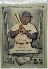 Jackie Robinson Baseball Cards 2021 Topps Allen & Ginter Historic Hits Prices