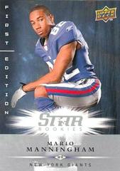 Mario Manningham Football Cards 2008 Upper Deck First Edition Prices