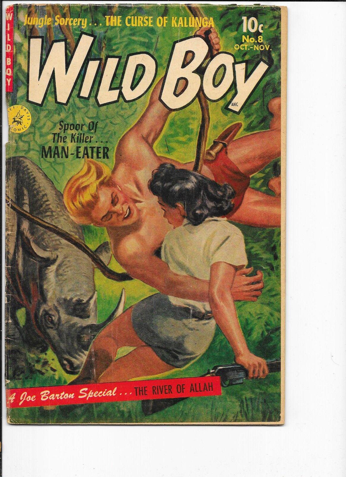 Wild Boy #8 (1952) Comic Books Wild Boy