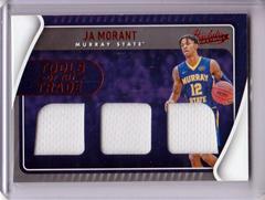 Ja Morant [Red] #TOTT-1 Basketball Cards 2022 Panini Chronicles Draft Picks Absolute Tools of the Trade Prices