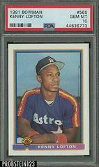 Kenny Lofton #565 Baseball Cards 1991 Bowman Prices