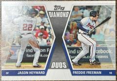 Jason Heyward, Freddie Freeman #DD-HF Baseball Cards 2011 Topps Diamond Duos Prices