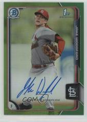 Jake Woodford [Green Refractor] Baseball Cards 2015 Bowman Chrome Draft Pick Autograph Prices
