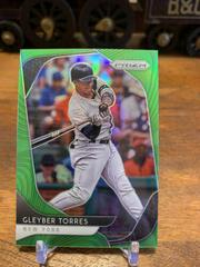 Gleyber Torres [Green Prizm] #100 Baseball Cards 2020 Panini Prizm Prices