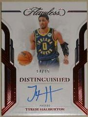 Tyrese Haliburton [Ruby] #9 Basketball Cards 2022 Panini Flawless Distinguished Auto Prices