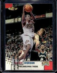 Allen Iverson [Refractor w/ Coating] Basketball Cards 1999 Finest Prices