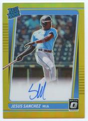 Jesus Sanchez [Holo] #RRS-JE Baseball Cards 2021 Panini Donruss Optic Rated Rookie Signatures Prices