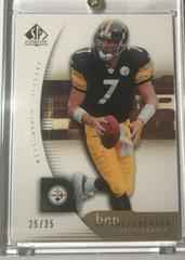 Ben Roethlisberger [Gold] Football Cards 2005 SP Authentic Prices