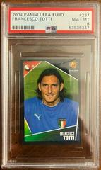Francesco Totti #237 Soccer Cards 2004 Panini UEFA Euro Prices