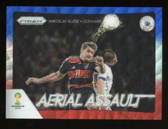Miroslav Klose [Blue & Red Wave Prizm] #2 Soccer Cards 2014 Panini Prizm World Cup Aerial Assault Prices