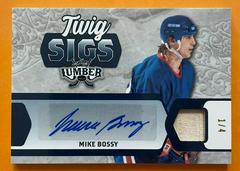 Mike Bossy [Navy Blue] #TS-MB1 Hockey Cards 2021 Leaf Lumber Twig Sigs Prices