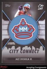 Jazz Chisholm Jr. [Black] #CC-JC Baseball Cards 2023 Topps City Connect Commemorative Patch Prices