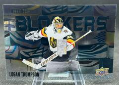 Logan Thompson [Golden Treasures] #BL-11 Hockey Cards 2022 Upper Deck Allure Blockers Prices