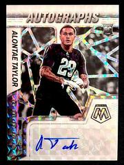 Alontae Taylor [White] #RAM-AT Football Cards 2022 Panini Mosaic Rookie Autographs Prices