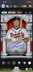 Chipper Jones [Red] #OA-CJ Baseball Cards 2023 Topps Tribute Olympus Autographs Prices