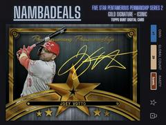 Joey Votto [Gold] Baseball Cards 2022 Topps Five Star Pentamerous Penmanship Autographs Prices