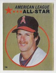 Rick Burleson #134 Baseball Cards 1982 Topps Stickers Prices