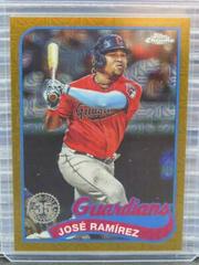 Jose Ramirez [Gold] #T89C-35 Baseball Cards 2024 Topps 1989 Chrome Silver Pack Prices