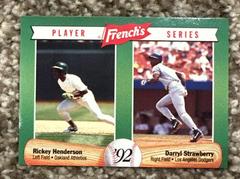 Rickey Henderson, Darryl Strawberry #17 Baseball Cards 1992 French's Prices