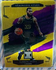LeBron James [Holo Gold] #54 Basketball Cards 2020 Panini Impeccable Prices
