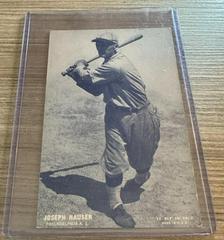 Joseph Hauser [Postcard Back] Baseball Cards 1928 Exhibits Prices
