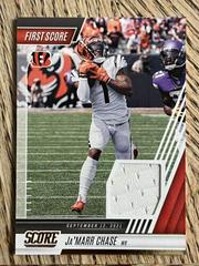 Ja'Marr Chase #FS7 Football Cards 2022 Panini First Score Prices