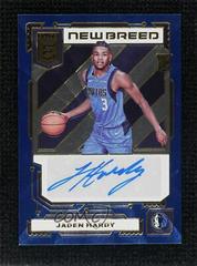 Jaden Hardy [Blue] #NB-JDH Basketball Cards 2022 Panini Donruss Elite New Breed Autographs Prices
