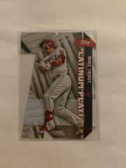Mike Trout #PDC-1 Baseball Cards 2021 Topps Platinum Players Die Cut Prices