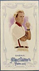 Nick Saban [Mini] #244 Baseball Cards 2013 Topps Allen & Ginter Prices