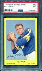 Bill Wade Football Cards 1960 Bell Brand Rams Prices