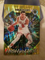 Zach LaVine [Flash] #20 Basketball Cards 2019 Panini Hoops Premium Stock High Voltage Prices