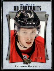 Thomas Chabot [Gold Foil] #P-93 Hockey Cards 2016 Upper Deck UD Portraits Prices
