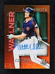 Matt Wallner [Autograph Orange] Baseball Cards 2020 Bowman Platinum Top Prospects Prices