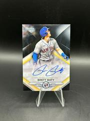 Brett Baty [Black Lava] Baseball Cards 2023 Bowman Sterling Rookie Autographs Prices