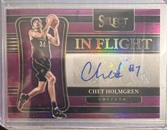 Chet Holmgren [Purple] #IN-CHE Basketball Cards 2022 Panini Chronicles Draft Picks In Flight Signatures Prices