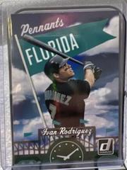 Ivan Rodriguez #P13 Baseball Cards 2023 Panini Donruss Pennants Prices