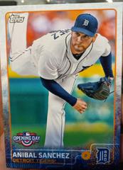Anibal Sancez #64 Baseball Cards 2015 Topps Opening Day Prices