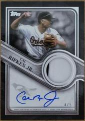 Cal Ripken Jr. [Platinum] #TRAP2-CR Baseball Cards 2023 Topps Update Reverence Autograph Patch Prices