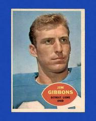 Jim Gibbons #44 Football Cards 1960 Topps Prices