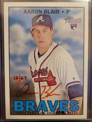 Aaron Blair [Red Ink] #ROA-AB Baseball Cards 2016 Topps Heritage Real One Autographs Prices