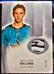 William Eklund [Patch] #2022-WE Hockey Cards 2021 Upper Deck The Cup Rookie Class of 2022 Prices