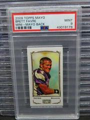 Brett Favre [Mini Mayo Back] Football Cards 2009 Topps Mayo Prices