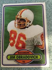 Jim Obradovich Football Cards 1980 Topps Prices