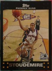 Amare Stoudemire #1 Basketball Cards 2007 Topps 50th Anniversary Prices