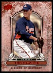 Tom Glavine #8 Baseball Cards 2008 Upper Deck Piece of History Prices