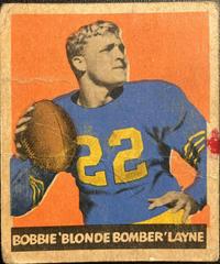 Bobby Layne #67 Football Cards 1949 Leaf Prices