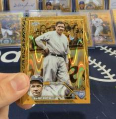 Babe Ruth [RayWave Gold] #3 Baseball Cards 2023 Topps Gilded Collection Prices