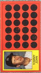 Tommy John #52 Baseball Cards 1981 Topps Scratch Offs Prices