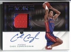 Cade Cunningham [Patch Autograph] Basketball Cards 2021 Panini Noir Prices