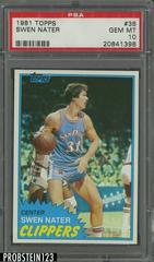 Swen Nater Basketball Cards 1981 Topps Prices